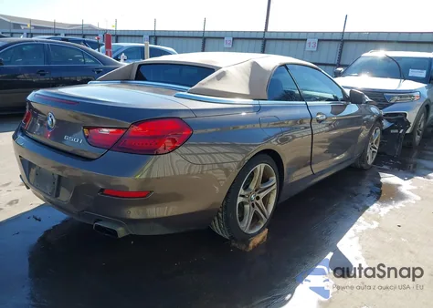 2012 BMW 650I xDrive z USA, uszkodzony, nr VIN WBALZ5C59CC619591